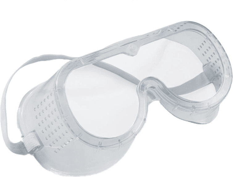 Prozirne ventilirane zaštitne naočale AS-02-002 s elastičnom trakom