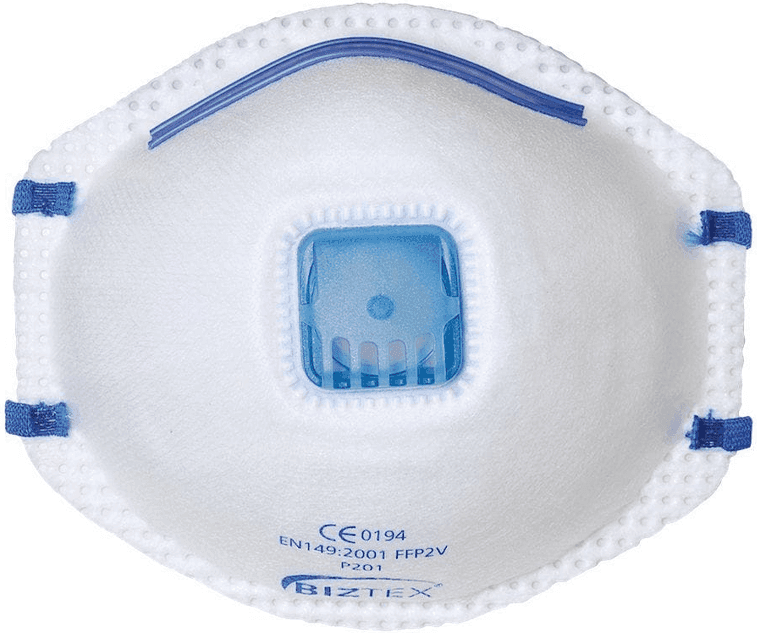 Portwest P201 FFP2 respirator s izdisajnim ventilom, bijeli
